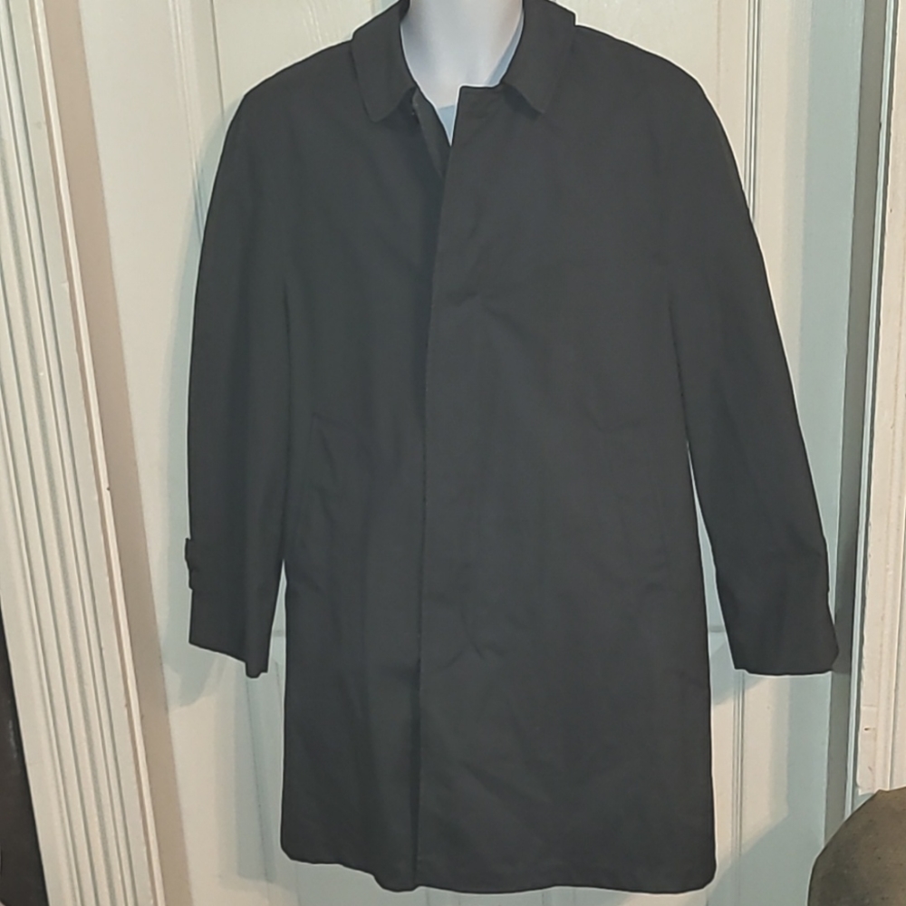 Vintage Amcrest Plaid Trench Coat 38 Long